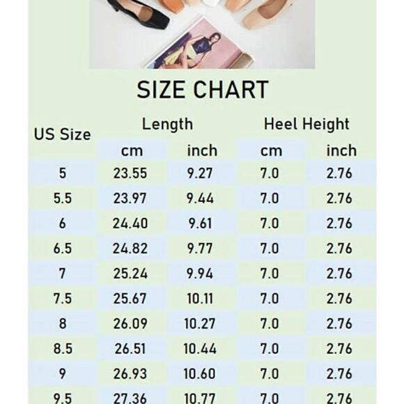 Rilista Square Toe Heels Chunky Low Block Heel Slip-on Party Office Dress Pumps - Picture 12 of 12